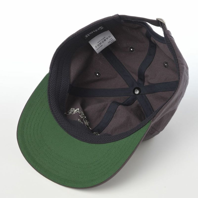 ショットのキャップ STITCH EMB 6P CAP（ステッチ エンブロイダリー 6P キャップ） SC122 チャコール