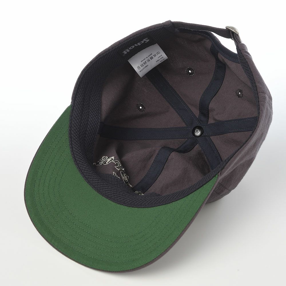 ショットのキャップ STITCH EMB 6P CAP（ステッチ エンブロイダリー 6P キャップ） SC122 チャコール