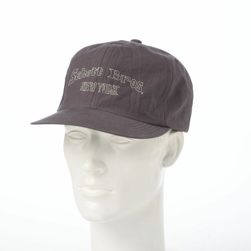 ショットのキャップ STITCH EMB 6P CAP（ステッチ エンブロイダリー 6P キャップ） SC122 チャコール