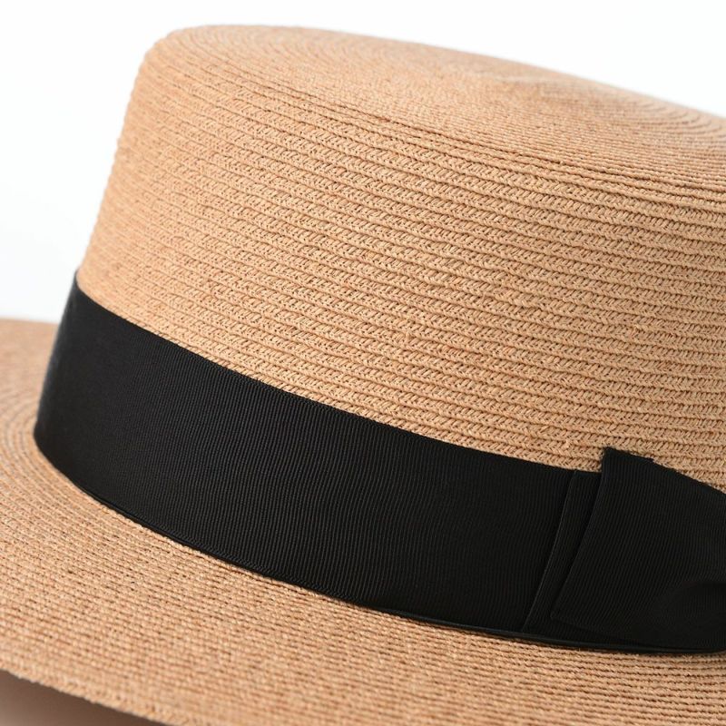 ショットのボーターハット RAFFIA BRAID BOATER HAT（ラフィア ブレード ボーターハット） SC126 ナチュラル