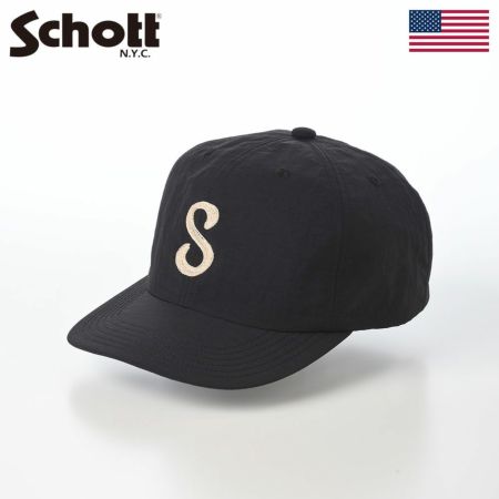 ショットのキャップ NYLON S 6P CAP（ナイロン S 6P キャップ） SC127 ブラック