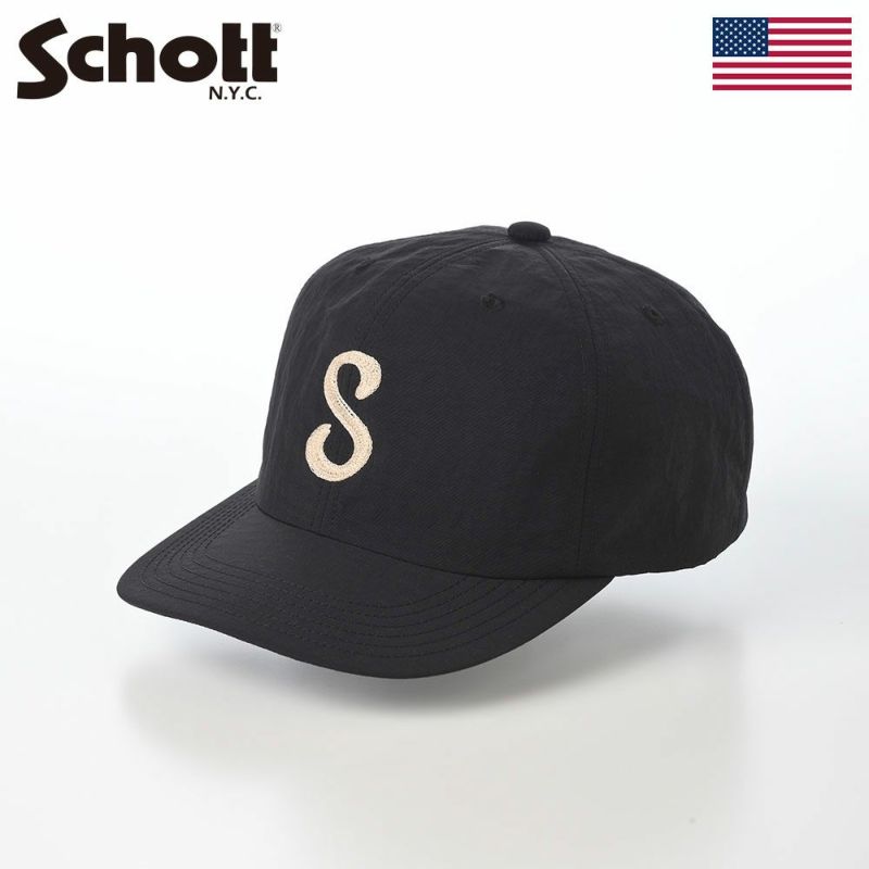 ショットのキャップ NYLON S 6P CAP（ナイロン S 6P キャップ） SC127 ブラック