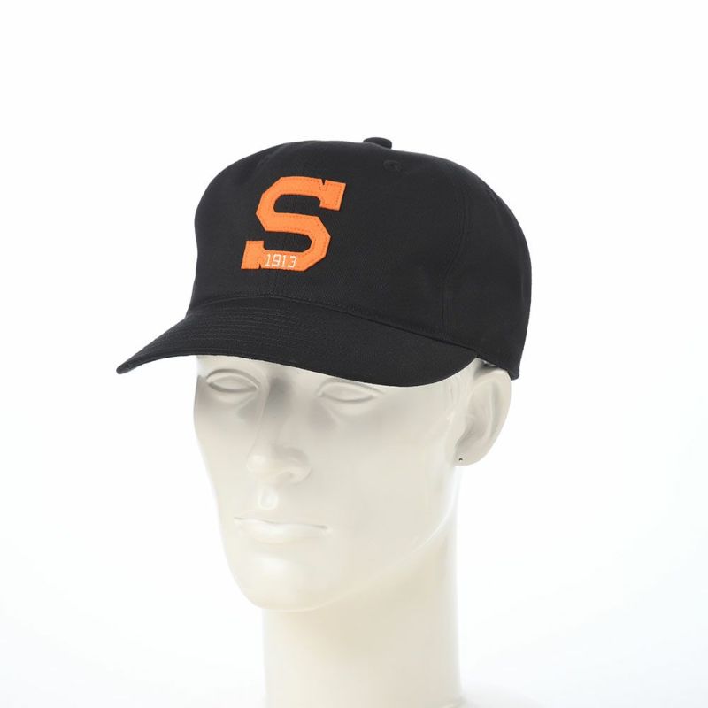 ショットのキャップ S FELT WAPPEN BASEBALL CAP（S フェルトワッペン ベースボールキャップ） SC131 ブラック