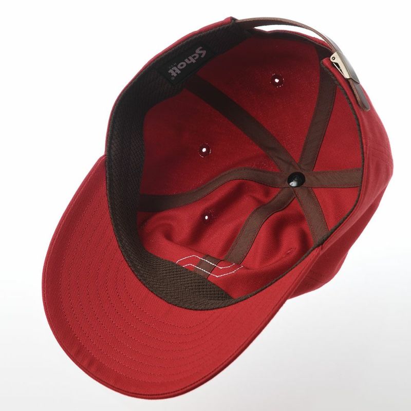ショットのキャップ S FELT WAPPEN BASEBALL CAP（S フェルトワッペン ベースボールキャップ） SC131 レッド