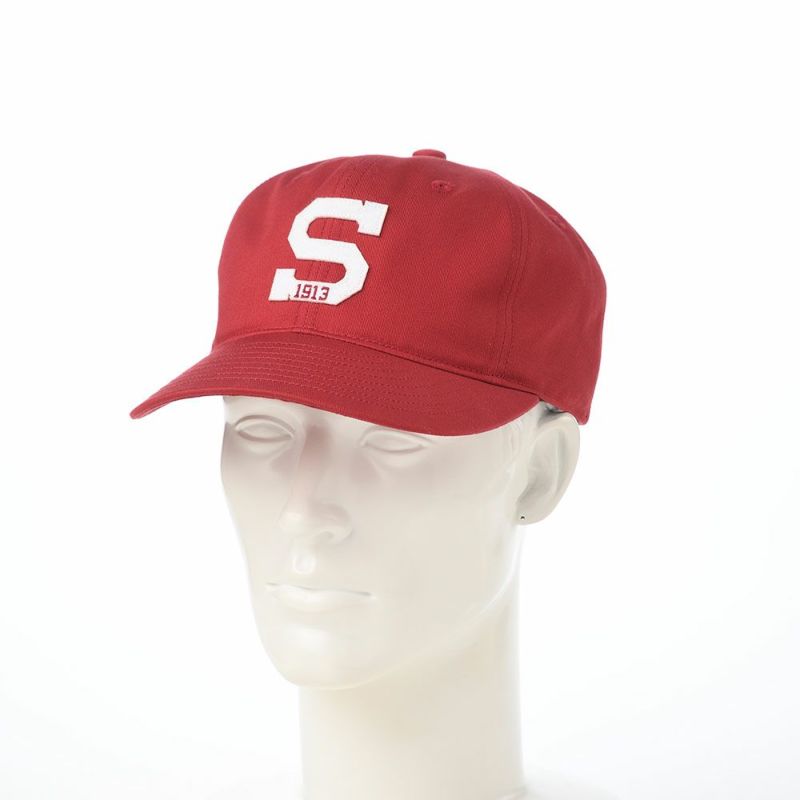 ショットのキャップ S FELT WAPPEN BASEBALL CAP（S フェルトワッペン ベースボールキャップ） SC131 レッド