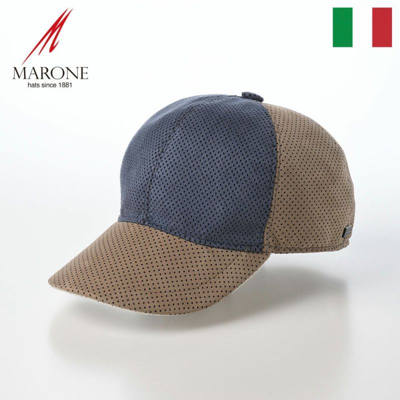 マローネのキャップ Punching Golf Cap（パンチング ゴルフキャップ） CT885 ネイビー