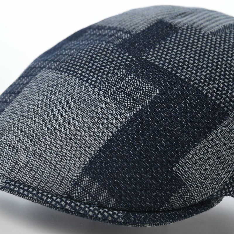 マローネのハンチング Patchwork Berretto（パッチワーク ベレット） CT837 ブルー