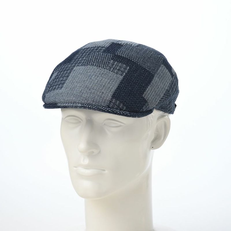 マローネのハンチング Patchwork Berretto（パッチワーク ベレット） CT837 ブルー