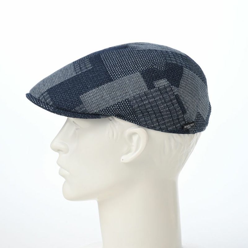 マローネのハンチング Patchwork Berretto（パッチワーク ベレット） CT837 ブルー