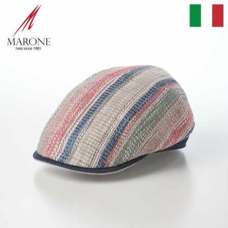 マローネのハンチング Stripe Berretto（ストライプ ベレット） CT856 マルチ