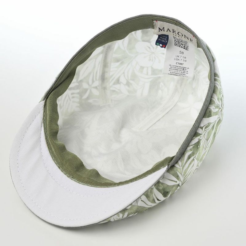 マローネのハンチング Fiore Berretto（フィオーレ ベレット） CT857 グリーン