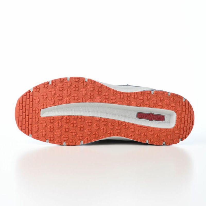 オーソフィートのスニーカー TILOS Wide（ティロス ワイド） OF20024 スレートブルー×オレンジ