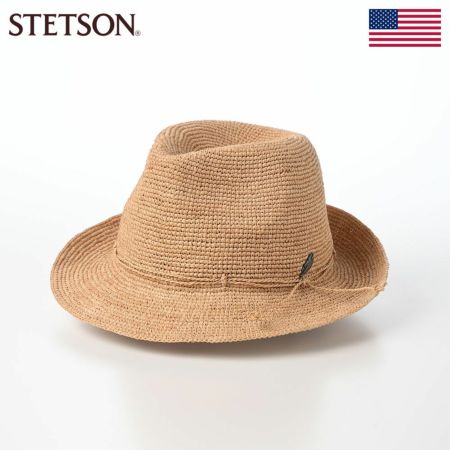 ステットソンのラフィアハット SINGLE CROCHET RAFFIA（シングルクロシェ ラフィア） SE804 ナチュラル