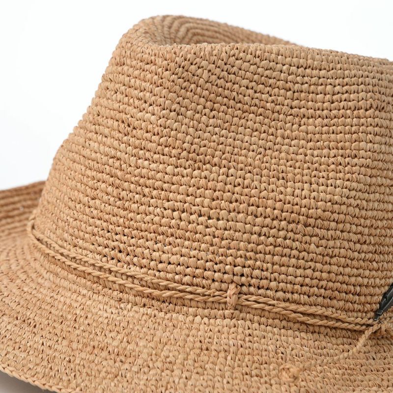 ステットソンのラフィアハット SINGLE CROCHET RAFFIA（シングルクロシェ ラフィア） SE804 ナチュラル