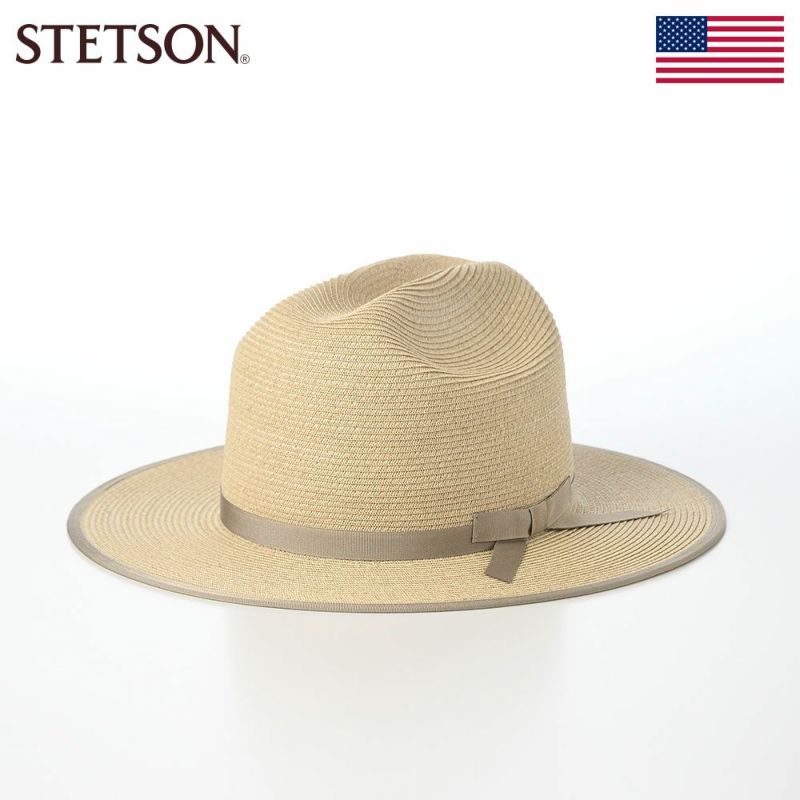 STETSONステットソンクリーム色 ウールハット 編み込みストラップ STETSONステットソンクリーム色 ウールハット 編み込み