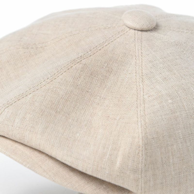 ステットソンのキャスケット LINEN CHAMBRAY CASKET（リネンシャンブレー キャスケット） SE808 ベージュ