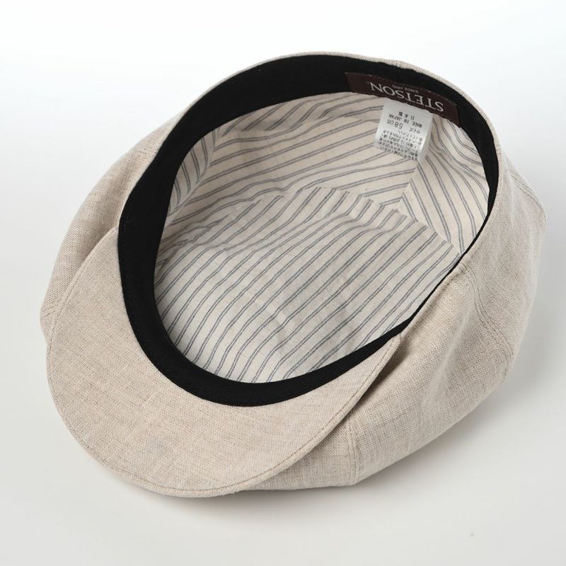 ステットソンのキャスケット LINEN CHAMBRAY CASKET（リネンシャンブレー キャスケット） SE808 ベージュ