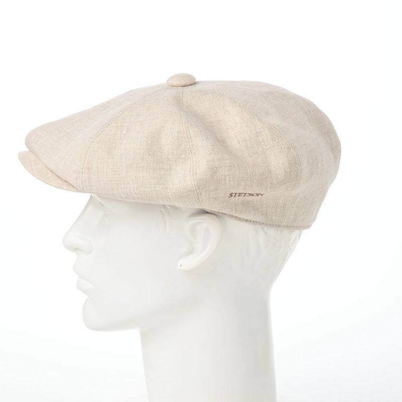 ステットソンのキャスケット LINEN CHAMBRAY CASKET（リネンシャンブレー キャスケット） SE808 ベージュ
