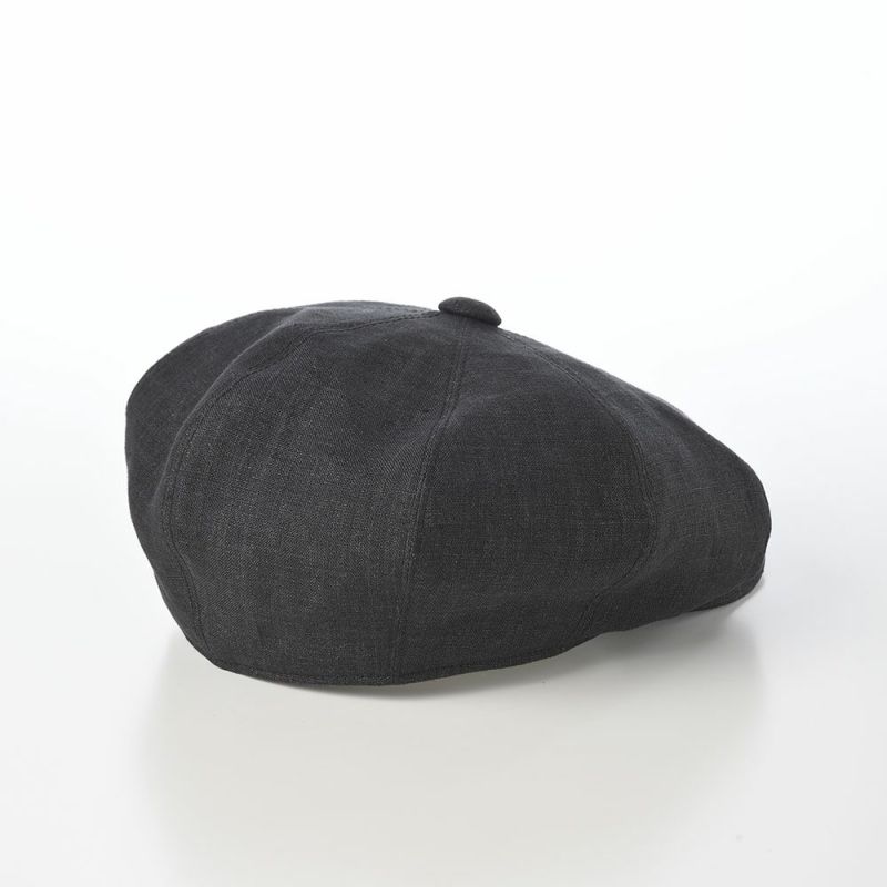 ステットソンのキャスケット LINEN CHAMBRAY CASKET（リネンシャンブレー キャスケット） SE808 ブラック