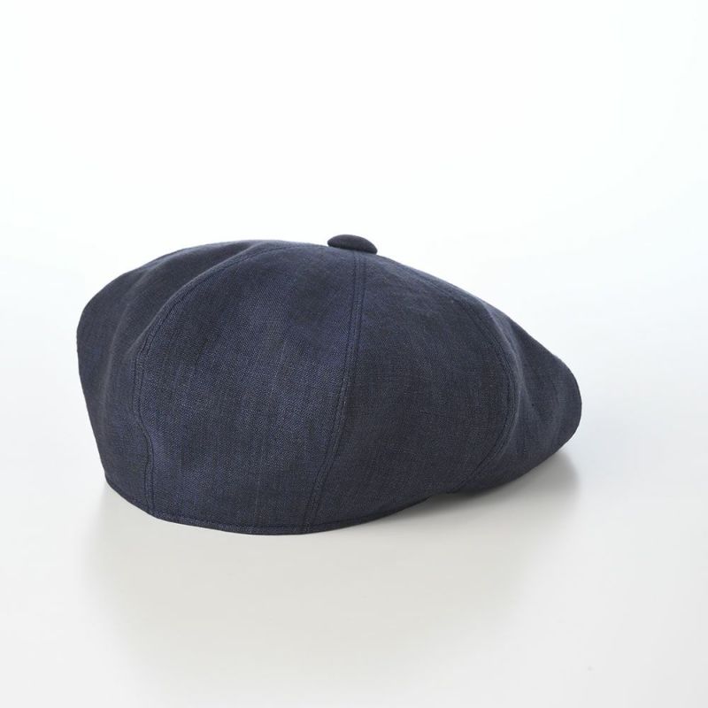 ステットソンのキャスケット LINEN CHAMBRAY CASKET（リネンシャンブレー キャスケット） SE808 ネイビー