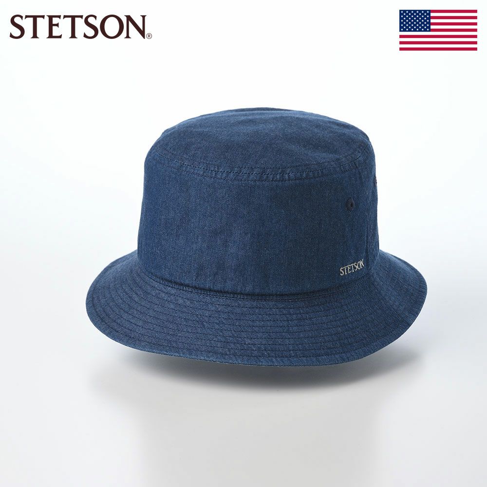 ステットソンの布帛ソフトハット COTTON LIGHT DENIM HAT（コットン ライトデニム ハット） SE811 ブルー