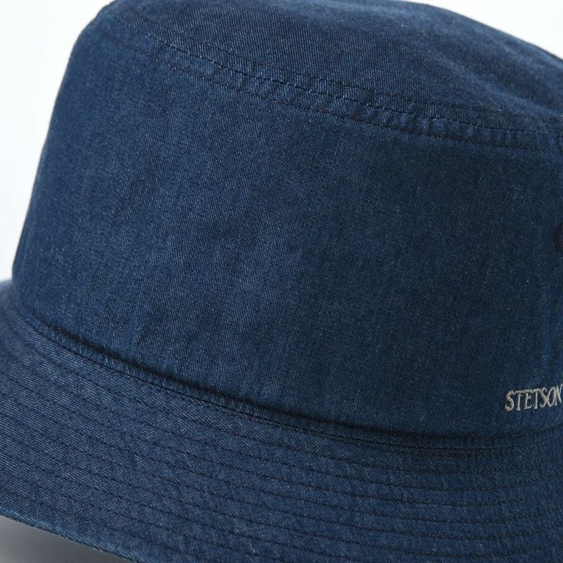ステットソンの布帛ソフトハット COTTON LIGHT DENIM HAT（コットン ライトデニム ハット） SE811 ブルー