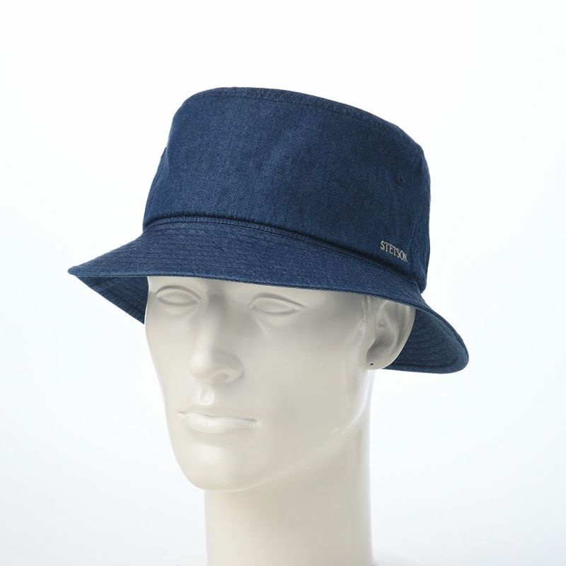 ステットソンの布帛ソフトハット COTTON LIGHT DENIM HAT（コットン ライトデニム ハット） SE811 ブルー