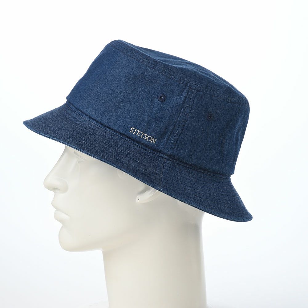 ステットソンの布帛ソフトハット COTTON LIGHT DENIM HAT（コットン ライトデニム ハット） SE811 ブルー
