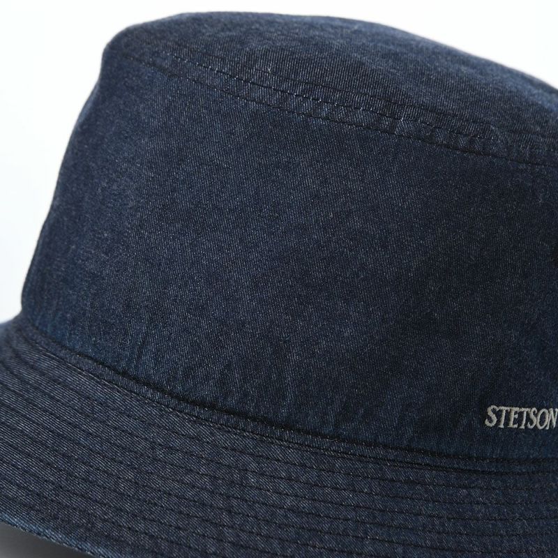 ステットソンの布帛ソフトハット COTTON LIGHT DENIM HAT（コットン ライトデニム ハット） SE811 ダークネイビー