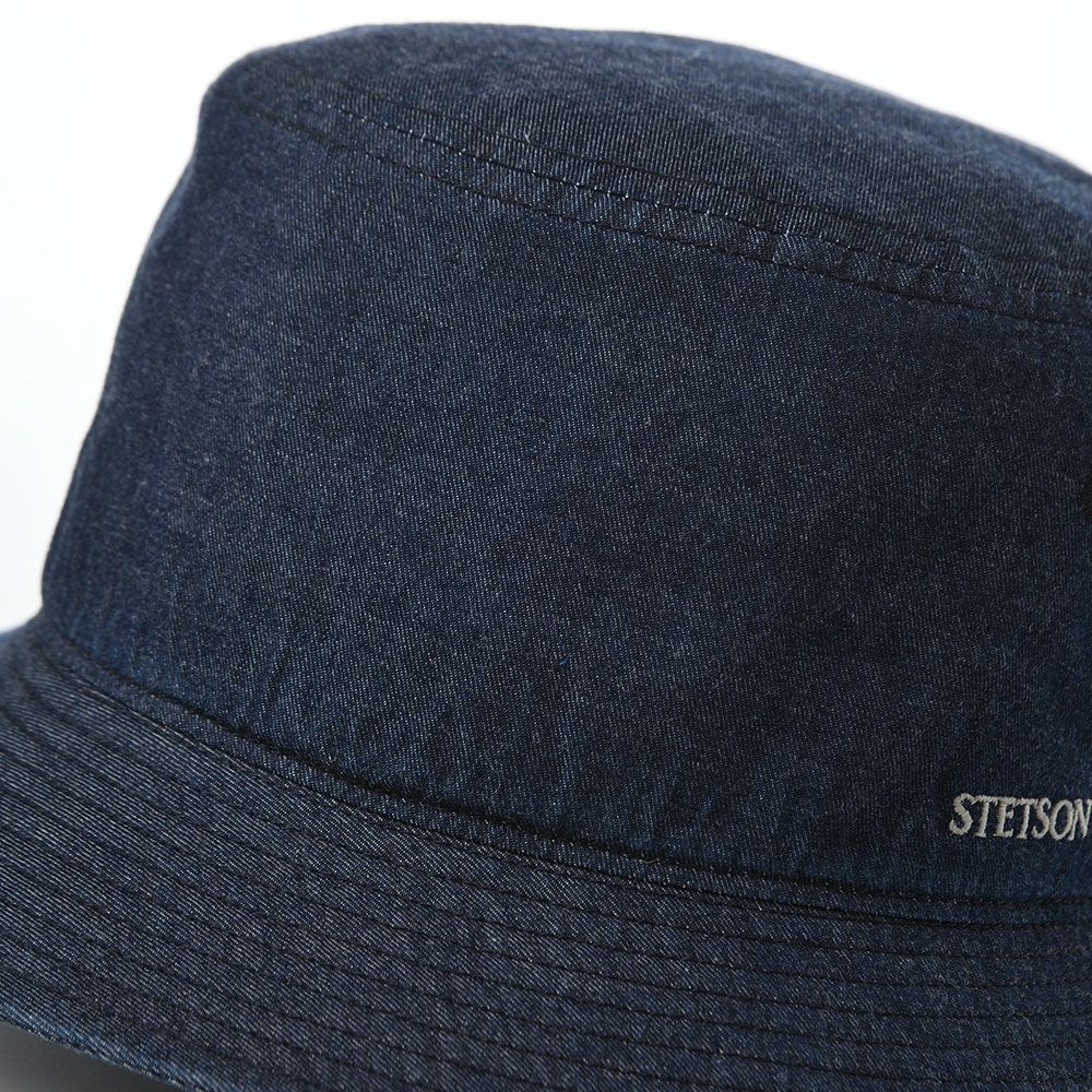 ステットソンの布帛ソフトハット COTTON LIGHT DENIM HAT（コットン ライトデニム ハット） SE811 ダークネイビー