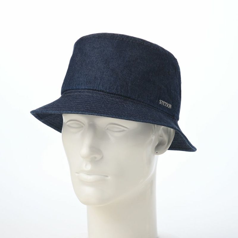 ステットソンの布帛ソフトハット COTTON LIGHT DENIM HAT（コットン ライトデニム ハット） SE811 ダークネイビー