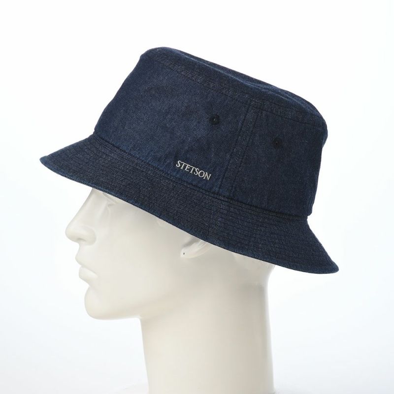 ステットソンの布帛ソフトハット COTTON LIGHT DENIM HAT（コットン ライトデニム ハット） SE811 ダークネイビー