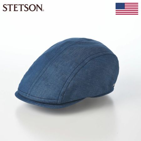 ステットソンのハンチング COTTON LINEN LIGHT DENIM HUNTING（コットン リネン ライトデニム ハンチング） SE812 ブルー