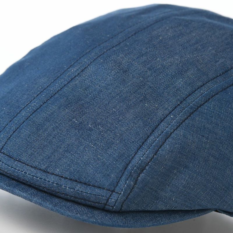 ステットソンのハンチング COTTON LINEN LIGHT DENIM HUNTING（コットン リネン ライトデニム ハンチング） SE812 ブルー