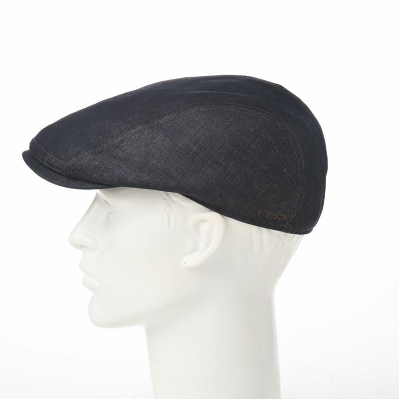 ステットソンのハンチング COTTON LINEN LIGHT DENIM HUNTING（コットン リネン ライトデニム ハンチング） SE812 ダークネイビー