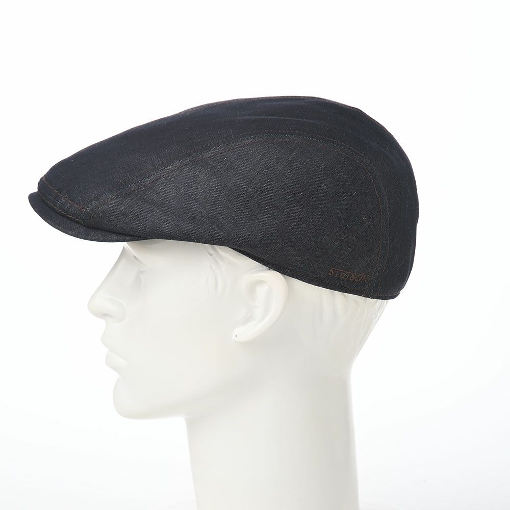 ステットソンのハンチング COTTON LINEN LIGHT DENIM HUNTING（コットン リネン ライトデニム ハンチング） SE812 ダークネイビー