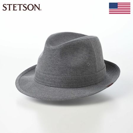 ステットソンの布帛ソフトハット KANOKO HAT（カノコ ハット） SE814 グレー