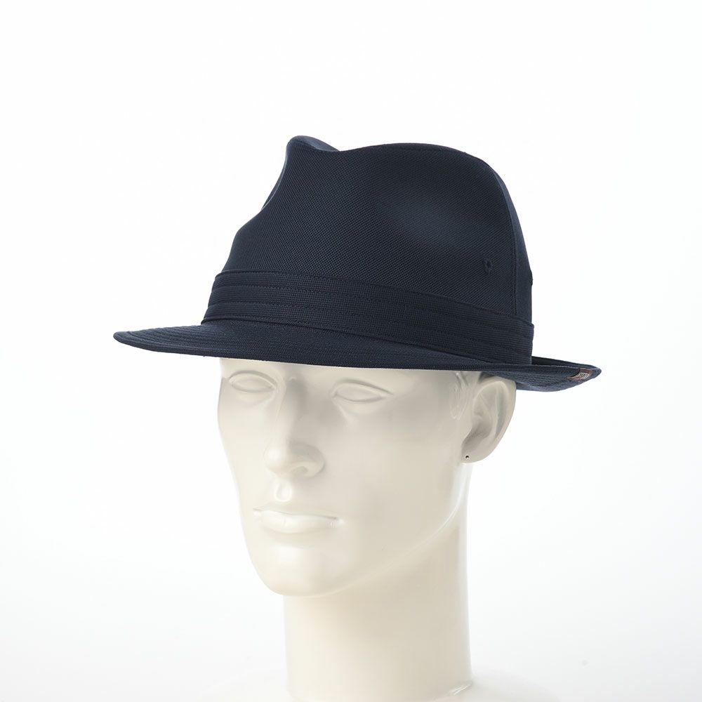 ステットソンの布帛ソフトハット KANOKO HAT（カノコ ハット） SE814 ネイビー
