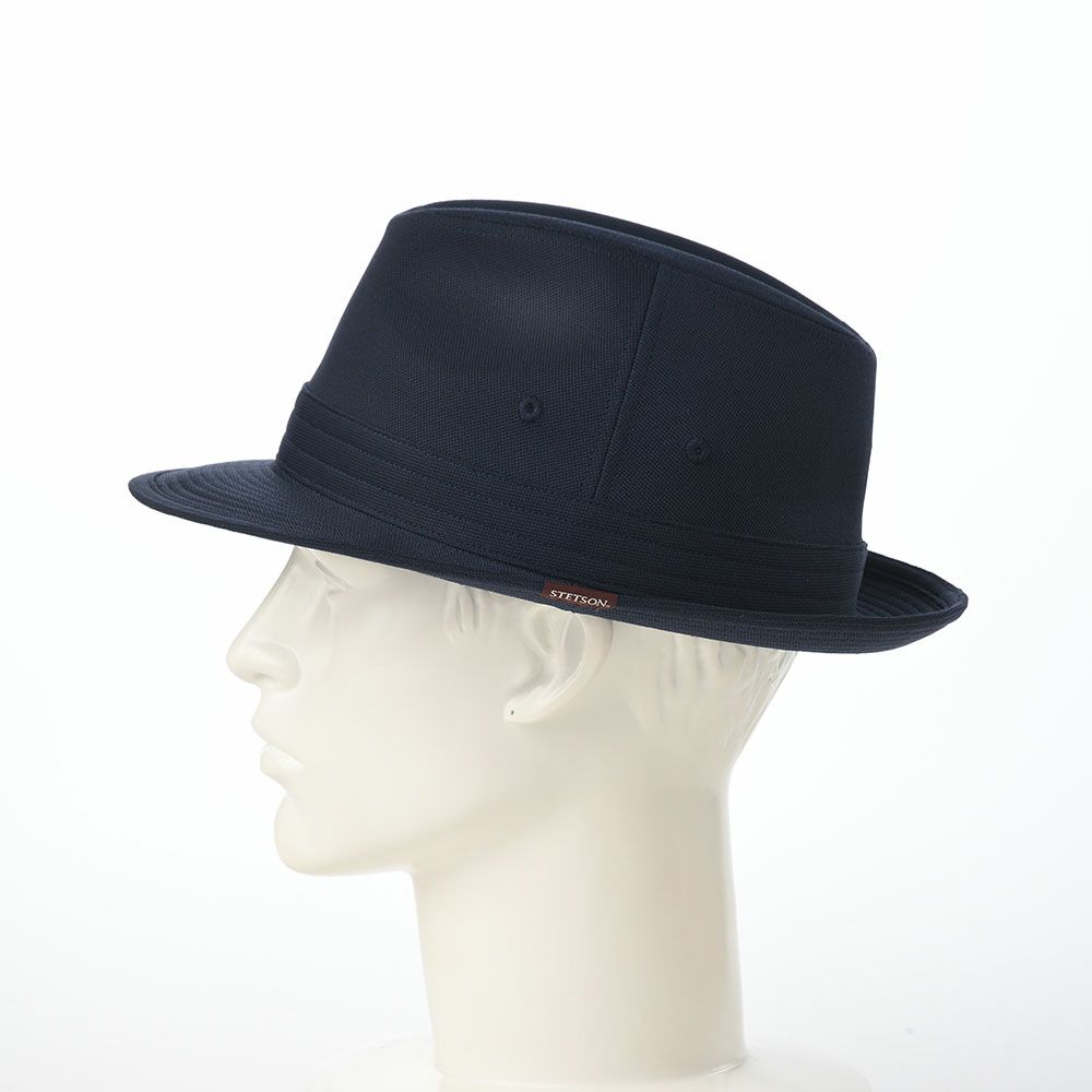 ステットソンの布帛ソフトハット KANOKO HAT（カノコ ハット） SE814 ネイビー