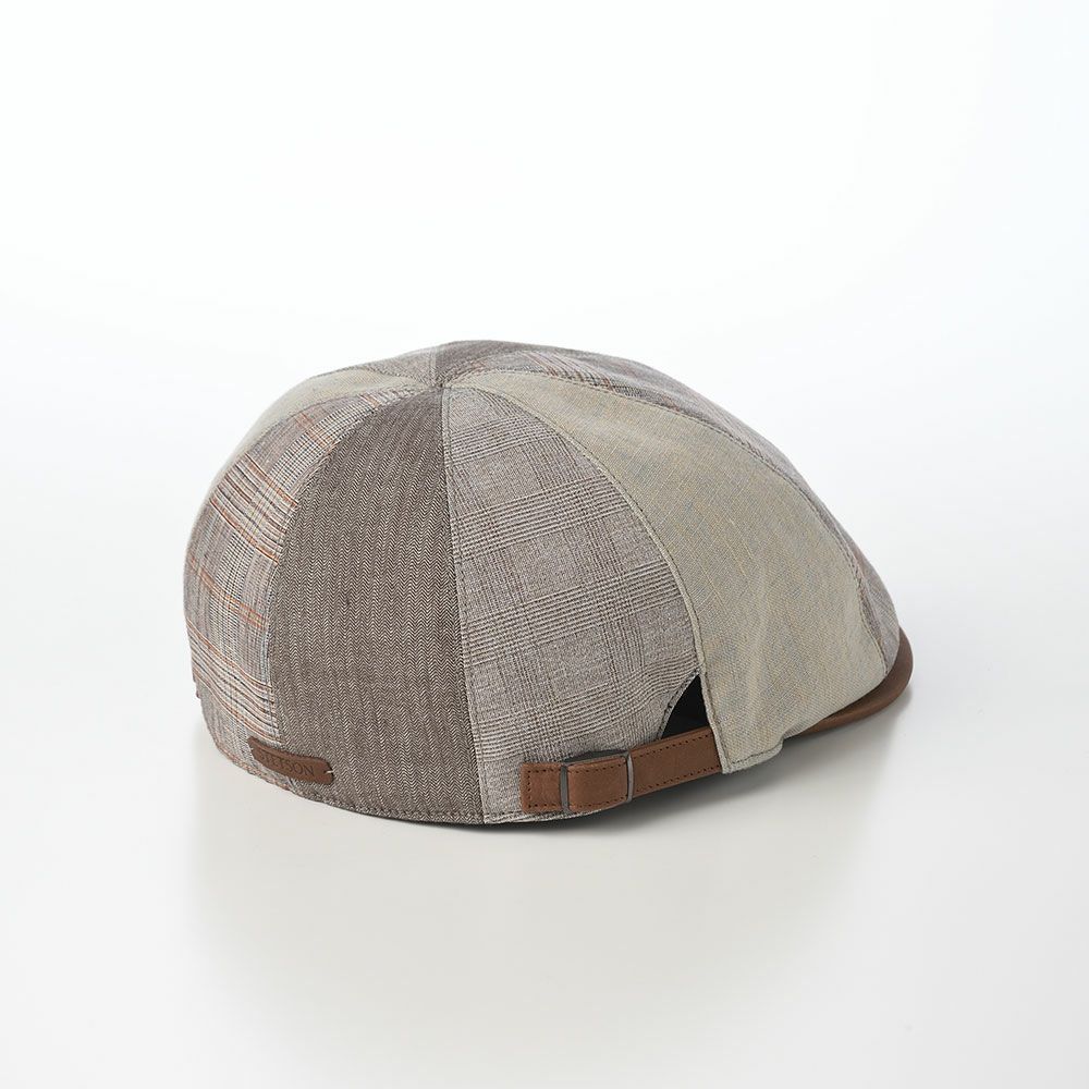 ステットソンのハンチング LINEN PATCHWORK HUNTING（リネンパッチワーク ハンチング） SE815 ブラウン
