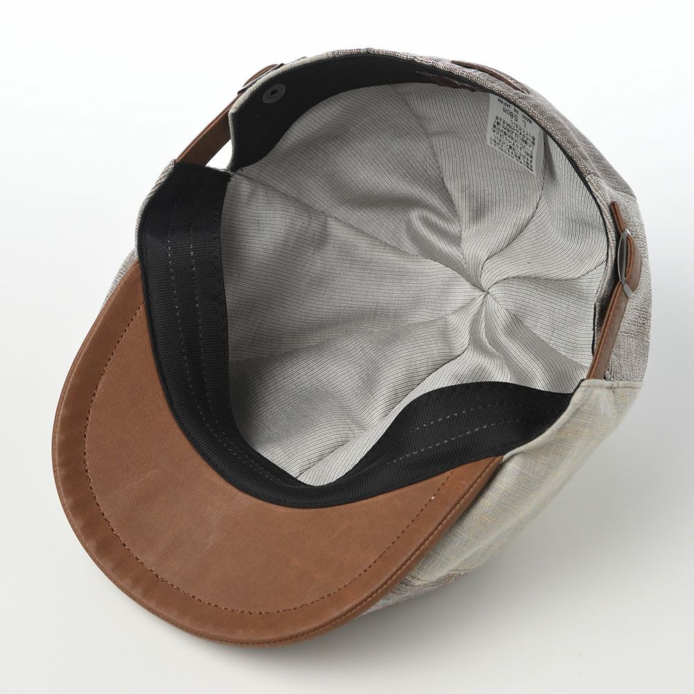 ステットソンのハンチング LINEN PATCHWORK HUNTING（リネンパッチワーク ハンチング） SE815 ブラウン