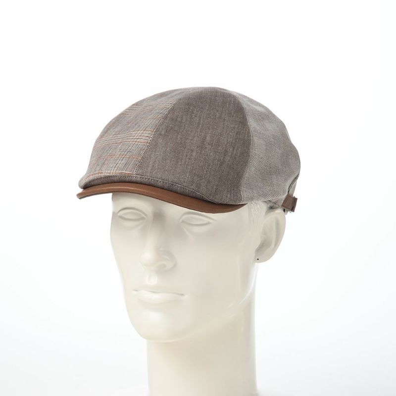 ステットソンのハンチング LINEN PATCHWORK HUNTING（リネンパッチワーク ハンチング） SE815 ブラウン