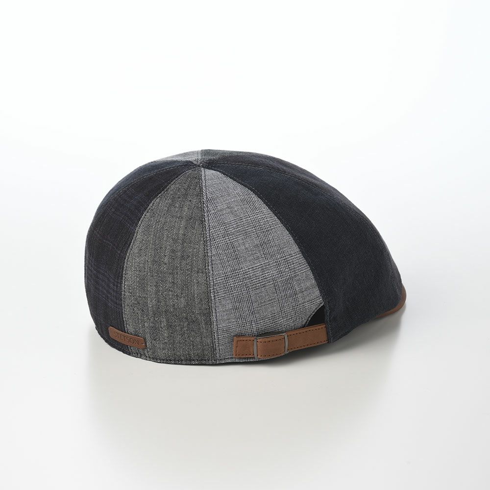 ステットソンのハンチング LINEN PATCHWORK HUNTING（リネンパッチワーク ハンチング） SE815 ネイビー