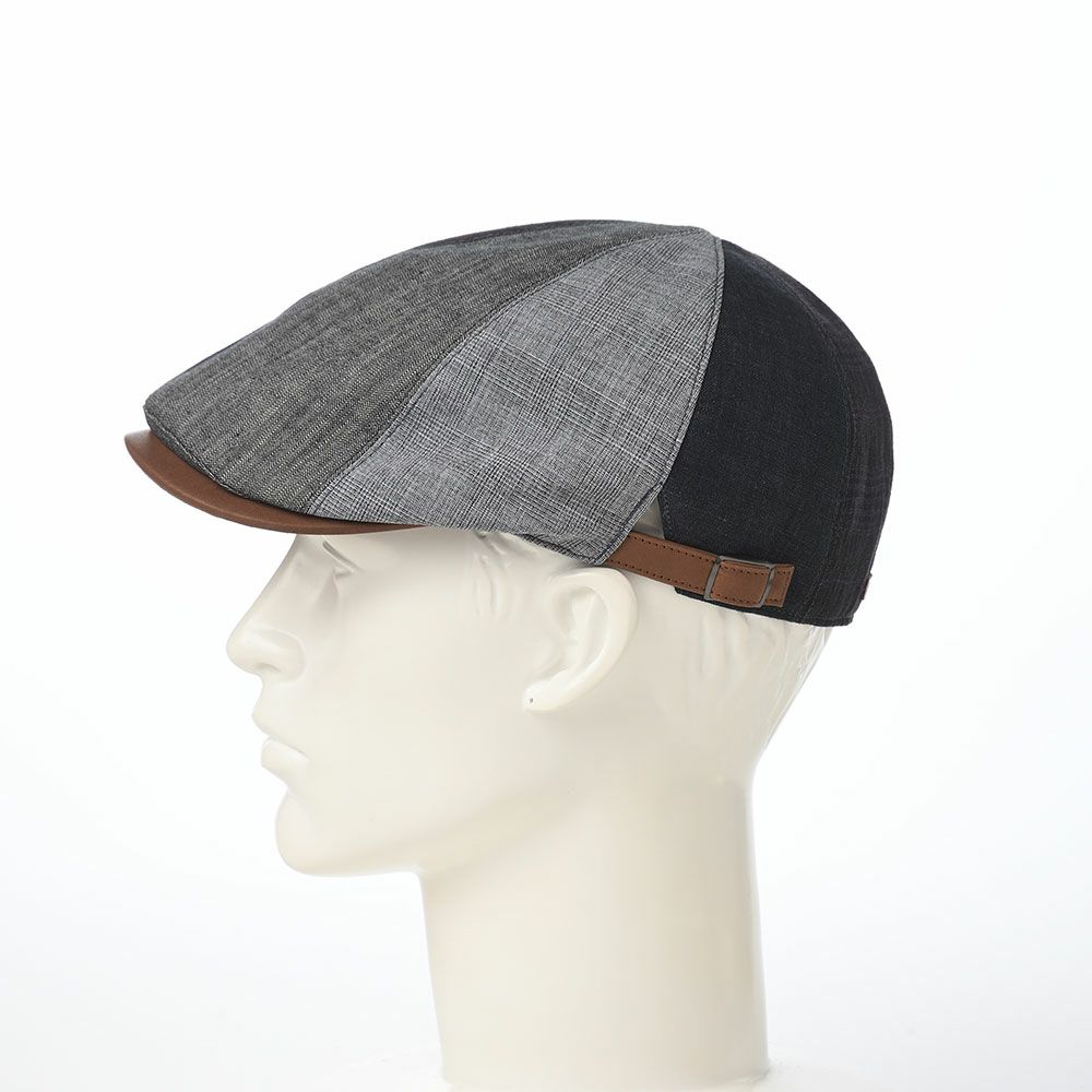 ステットソンのハンチング LINEN PATCHWORK HUNTING（リネンパッチワーク ハンチング） SE815 ネイビー