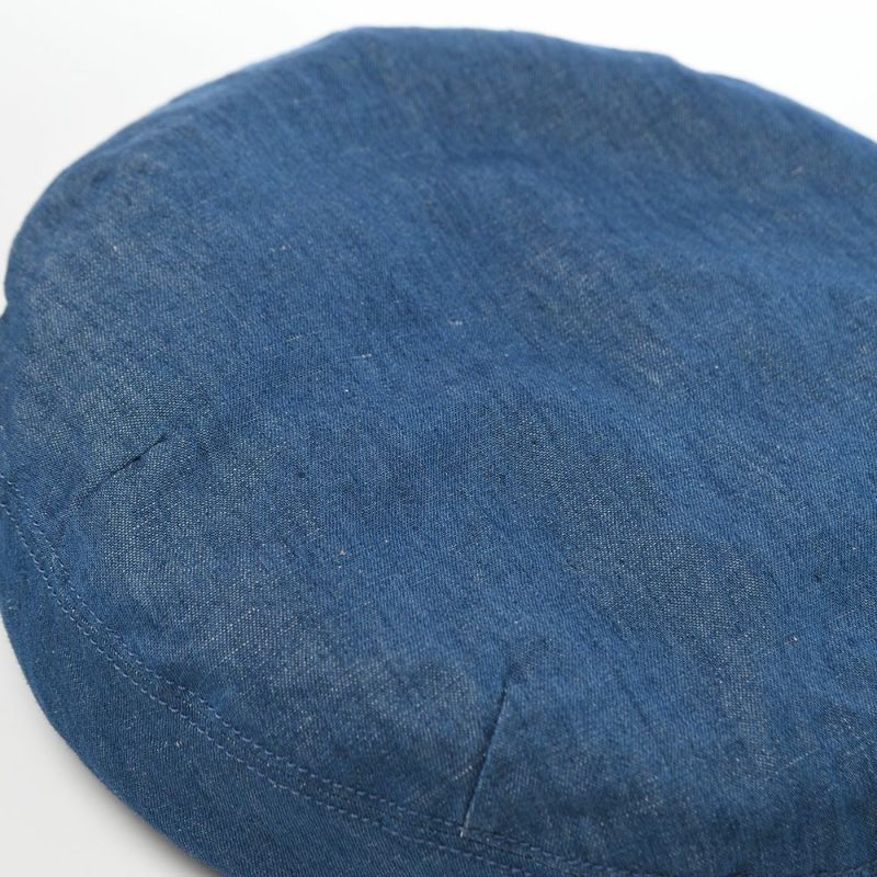 ステットソンのベレー帽 COTTON LINEN LIGHT DENIM BERET（コットン リネン ライトデニム ベレー） SE816 ブルー