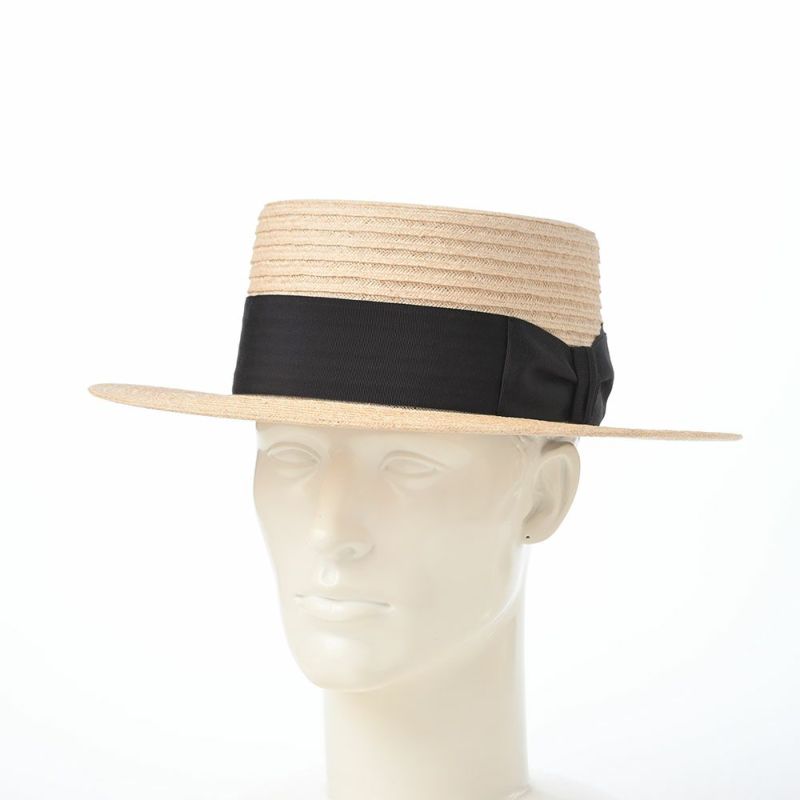 ステットソンのカンカン帽 LINEN BRAID KANKAN HAT（リネンブレード カンカンハット） SE821 エクリュ