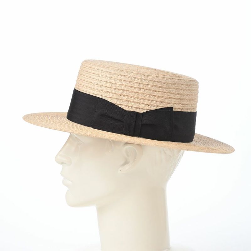 ステットソンのカンカン帽 LINEN BRAID KANKAN HAT（リネンブレード カンカンハット） SE821 エクリュ