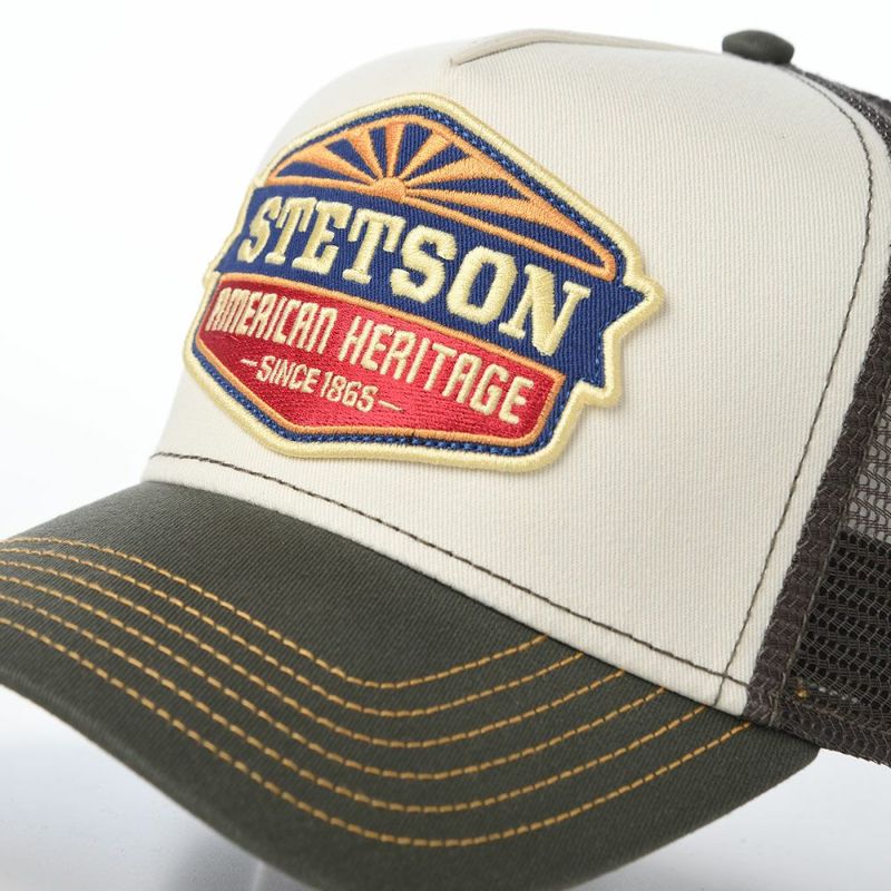 ステットソンのキャップ TRUCKER CAP SUN（トラッカーキャップ サン） ST287EU グリーン