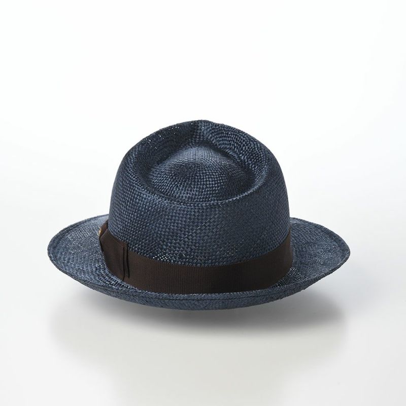ガリュープラネットのストローハット Classic Kenma Hat（クラシック ケンマ ハット）777 ネイビーブラウン