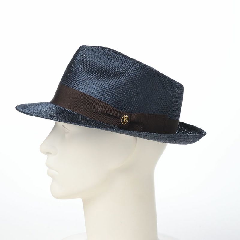 ガリュープラネットのストローハット Classic Kenma Hat（クラシック ケンマ ハット）777 ネイビーブラウン